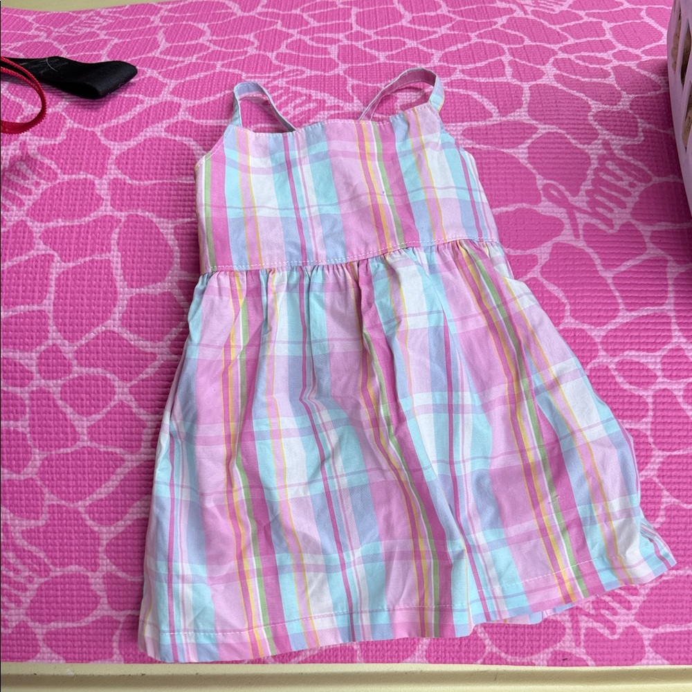 OshKosh B'gosh Pink and Blue Plaid Dress